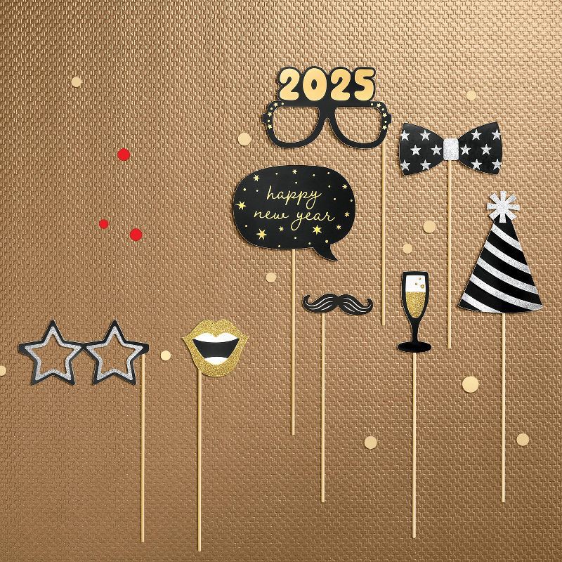 slide 2 of 3, New Years Eve Photo Prop Kit - Spritz™, 1 ct