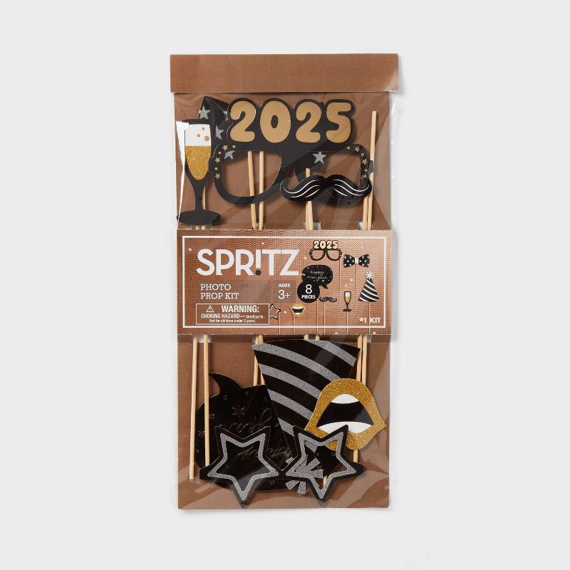 slide 3 of 3, New Years Eve Photo Prop Kit - Spritz™, 1 ct