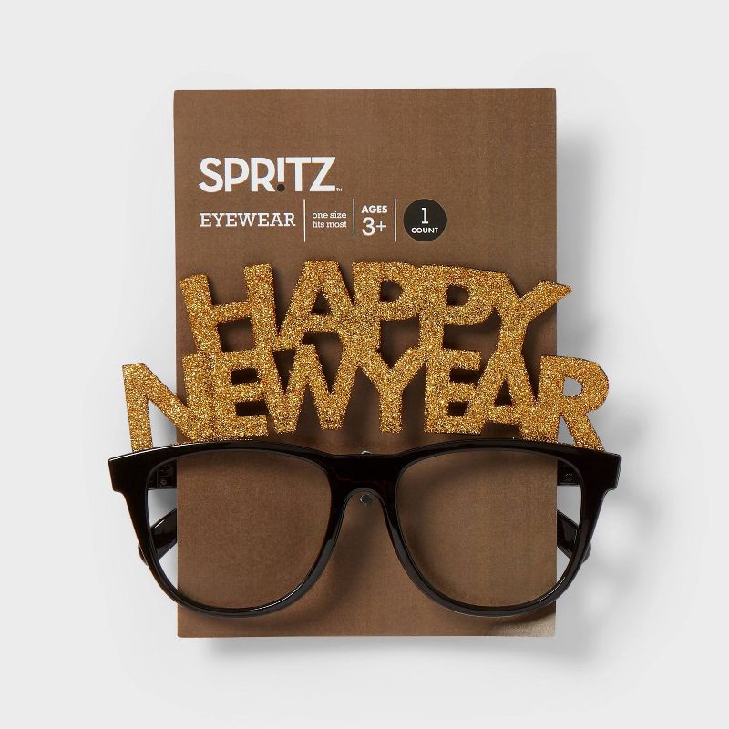 slide 4 of 4, New Years Eve Happy New Year Glasses - Spritz™, 1 ct