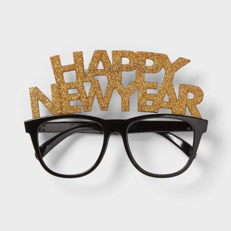 slide 1 of 4, New Years Eve Happy New Year Glasses - Spritz™, 1 ct