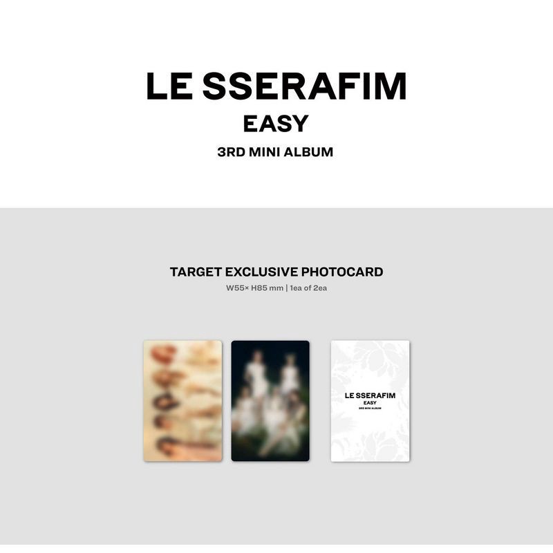 slide 3 of 3, Universal Music Group LE SSERAFIM - EASY (Target Exclusive, CD), 1 ct