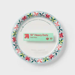 Holiday Disposable Dinnerware Plates 10" - Quilted Star - 20ct - up&up™