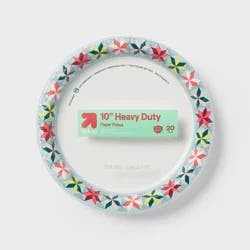 Holiday Disposable Dinnerware Plates 10" - Quilted Star - 20ct - up&up™