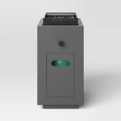 1lb Rectangular Fire Pit Gray - Room Essentials™