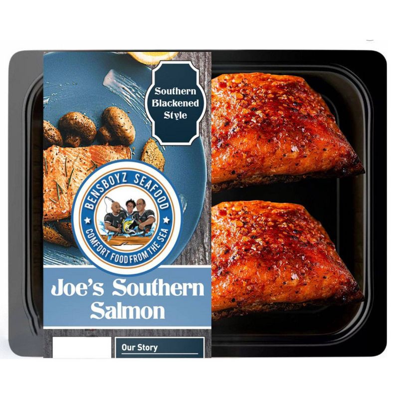 slide 1 of 3, Bensboyz Joe's Southern Salmon - Frozen - 8oz, 8 oz