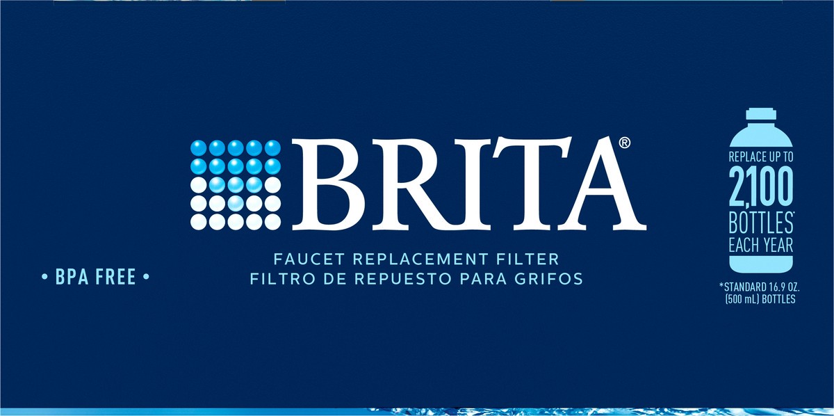 slide 4 of 7, Brita Faucet Replacement Filters 2 ea, 2 ct