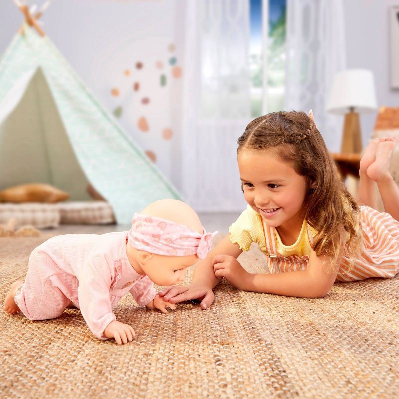 slide 2 of 7, BABY Born Learn to Walk Annabell Doll - Blue Eyes: PVC Material, Outfit Included, Educational Infant Toy, 1 ct