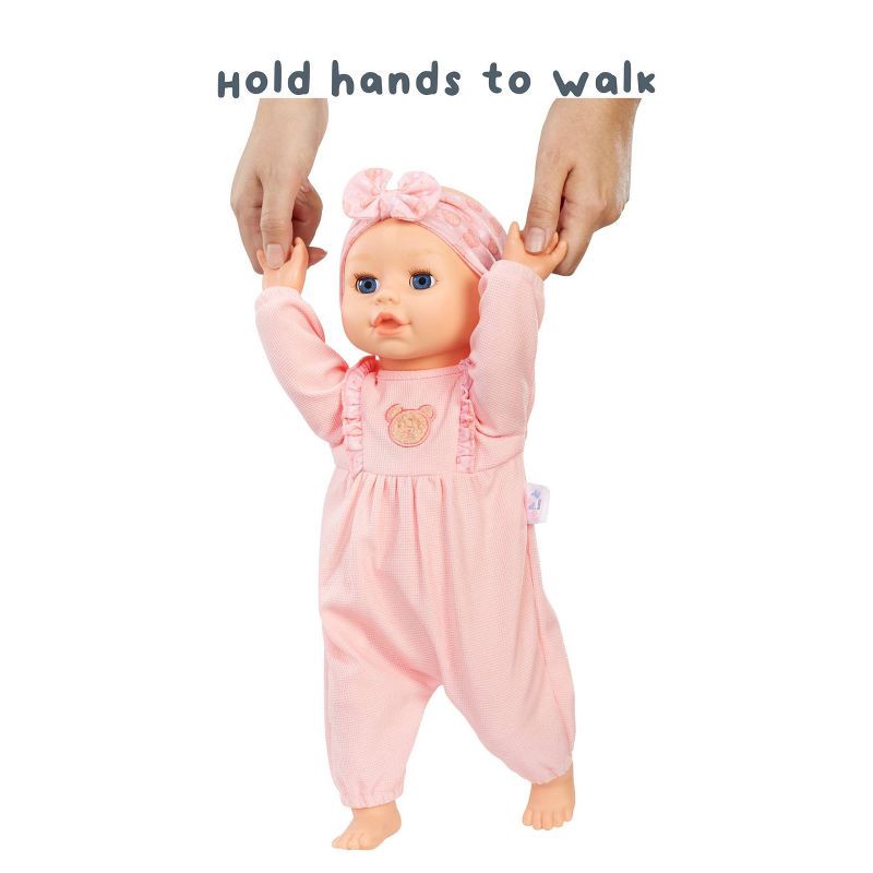 slide 4 of 7, BABY Born Learn to Walk Annabell Doll - Blue Eyes: PVC Material, Outfit Included, Educational Infant Toy, 1 ct