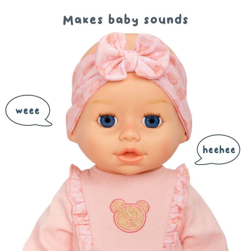 slide 7 of 7, BABY Born Learn to Walk Annabell Doll - Blue Eyes: PVC Material, Outfit Included, Educational Infant Toy, 1 ct