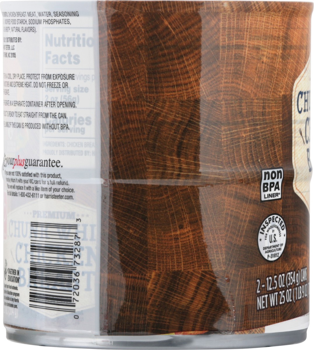 slide 10 of 13, Harris Teeter Chicken White Canned, 1 ct