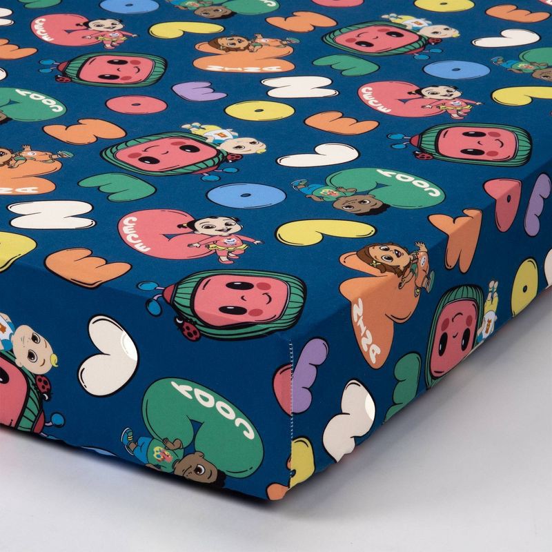 slide 4 of 8, CoComelon Kids' 4 pc Toddler Bed Set, 4 ct
