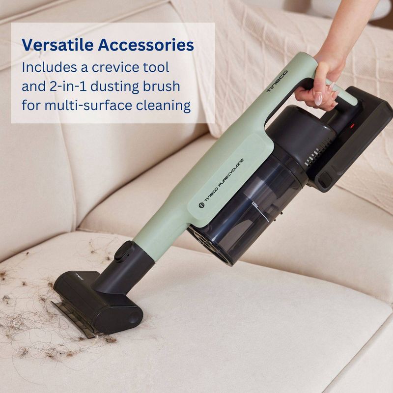 slide 10 of 13, Tineco GO Pet Cordless Stick Vacuum with ZeroTangle Brush Technology Seafoam Green, 1 ct