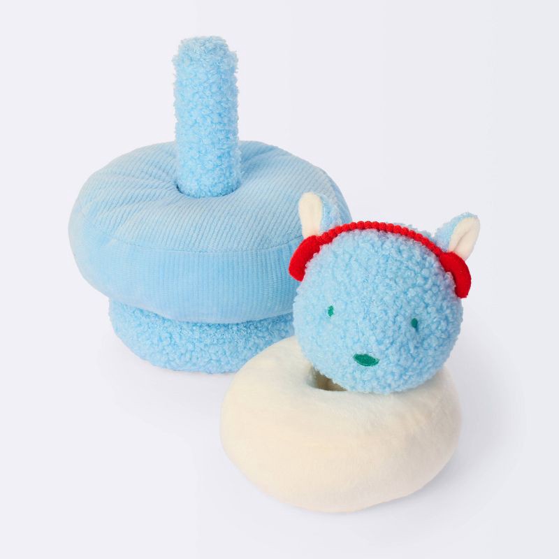 slide 3 of 4, Squirrel Christmas Soft Plush Baby Toy Stacker - Cloud Island™, 1 ct