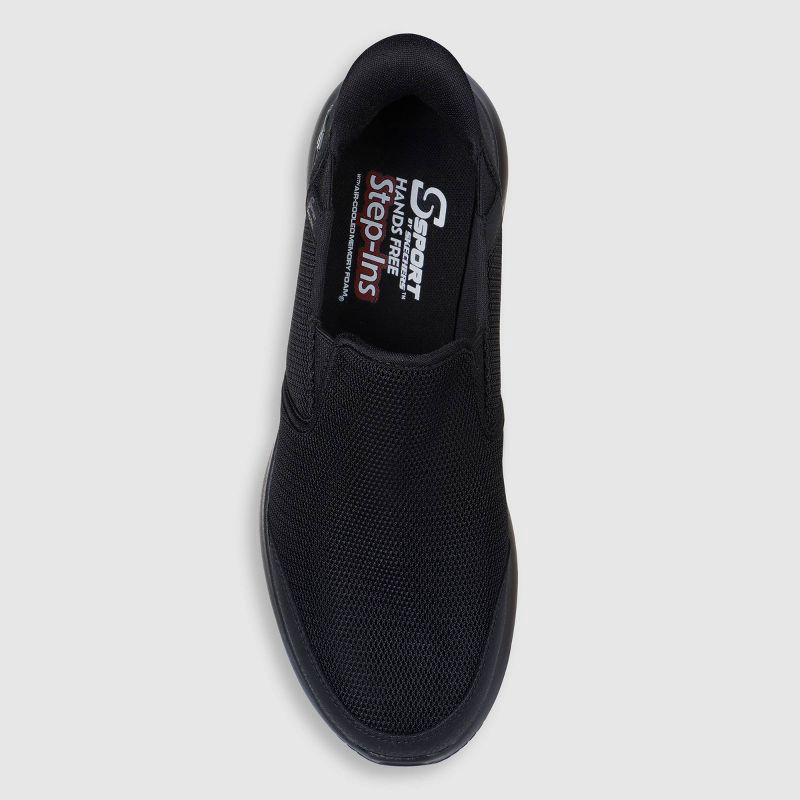 slide 3 of 4, S Sport By Skechers Men's Presley Sneakers - Black 10: Slip-On, Cushioned Insole, Machine Washable, 1 ct