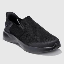 S Sport By Skechers Men's Presley Sneakers - Black 12: Slip-On, Cushioned Insole, Machine Washable