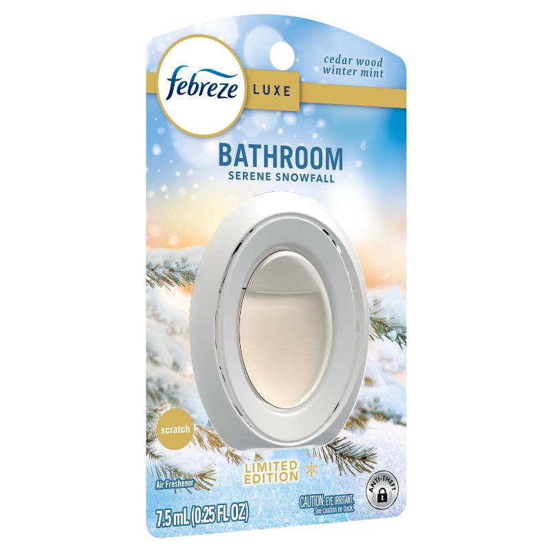 slide 4 of 7, Febreze Bathroom Air Freshener - Serene Snowfall - 1ct, 1 ct