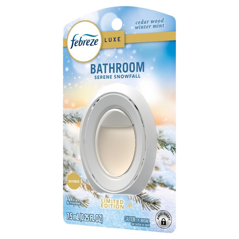 slide 5 of 7, Febreze Bathroom Air Freshener - Serene Snowfall - 1ct, 1 ct
