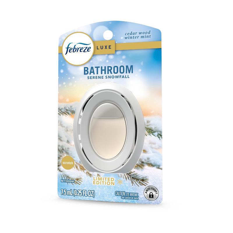 slide 6 of 7, Febreze Bathroom Air Freshener - Serene Snowfall - 1ct, 1 ct