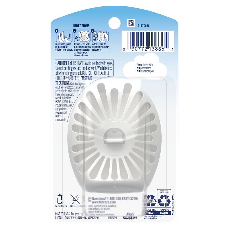 slide 7 of 7, Febreze Bathroom Air Freshener - Serene Snowfall - 1ct, 1 ct