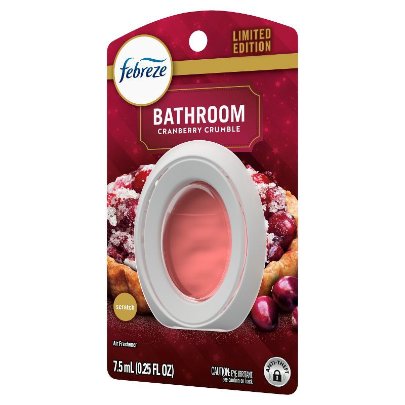 slide 5 of 7, Febreze Bathroom Air Freshener - Cranberry Crumble - 1ct, 1 ct