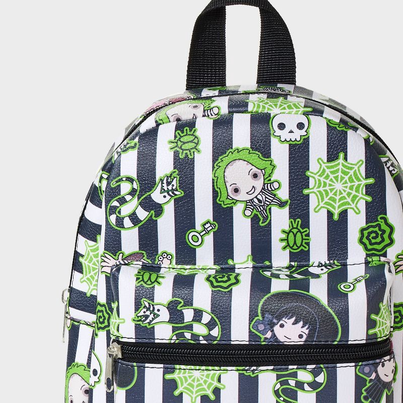 slide 3 of 3, Kids' Beetlejuice 10" Backpack - Black, 1 ct