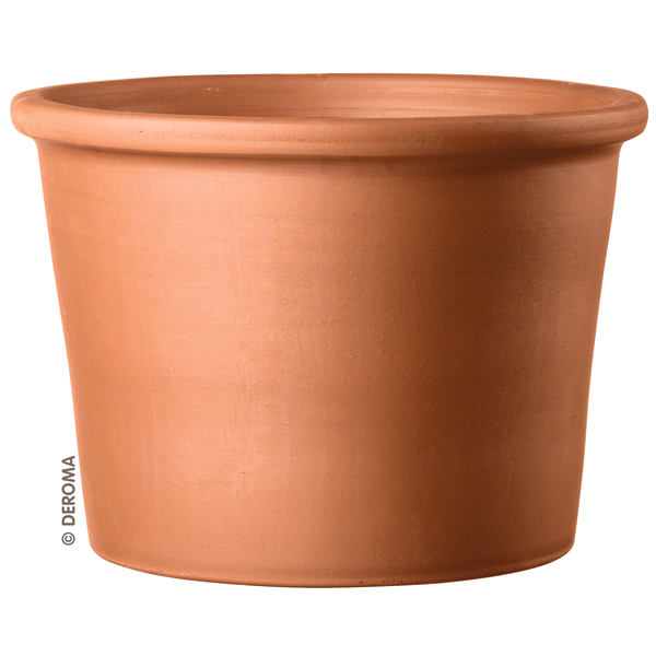 slide 1 of 1, Deroma Mini Cylinder Pot Terra Cotta 4.7", 4.7 in