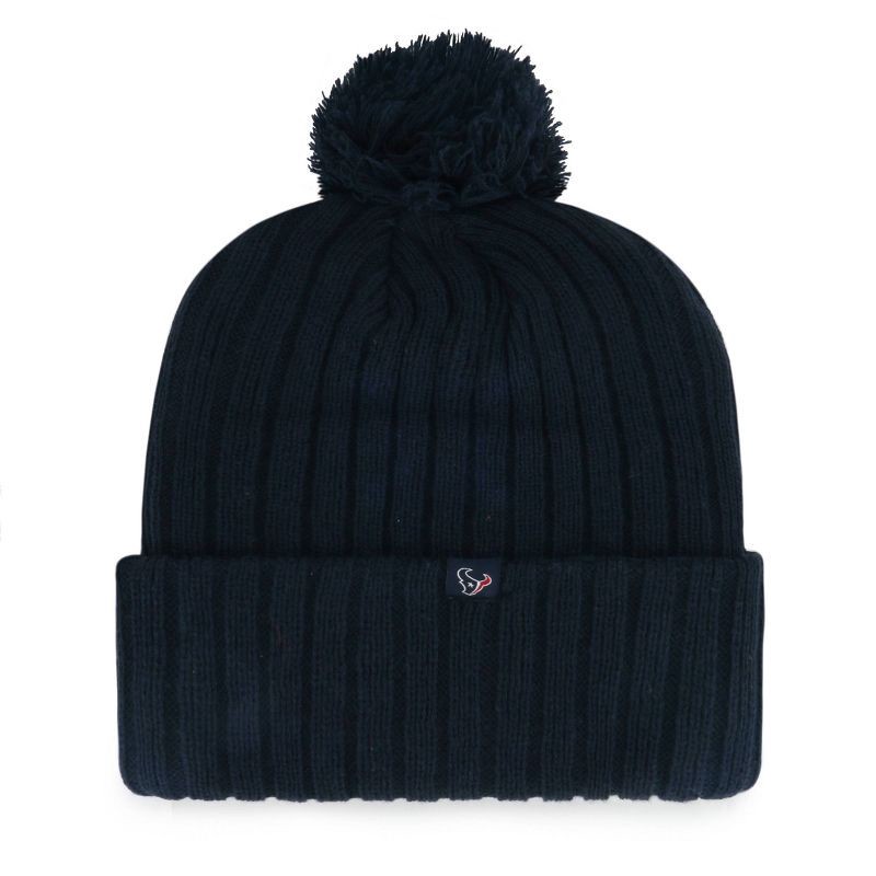 slide 2 of 2, NFL Houston Texans Women's Flourish Knit Beanie: Sports Team Logo Hat, 1 ct