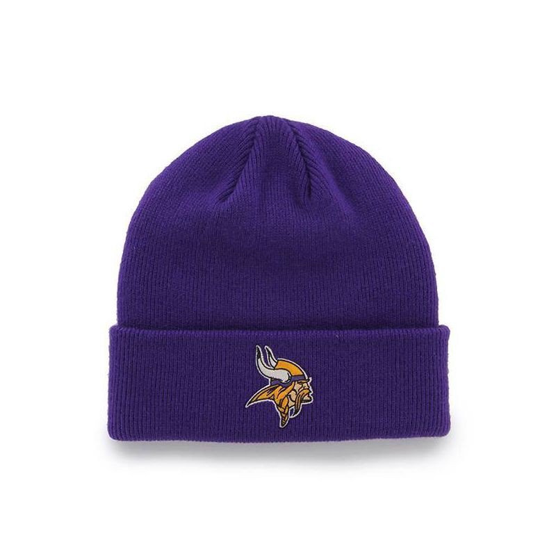 slide 1 of 2, NFL Minnesota Vikings Cuff Knit Beanie, 1 ct