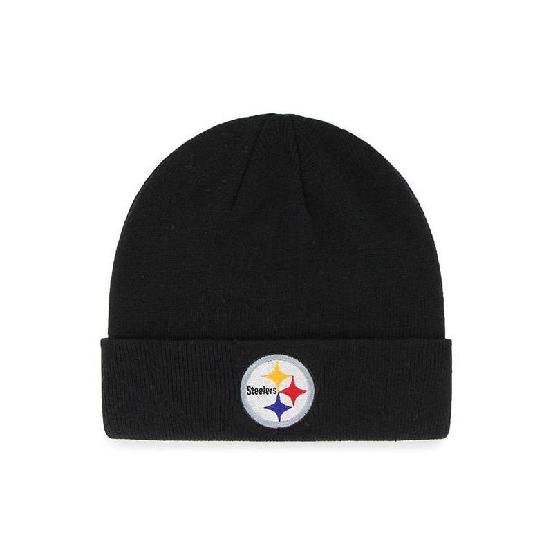 slide 1 of 2, NFL Pittsburgh Steelers Cuff Knit Beanie, 1 ct