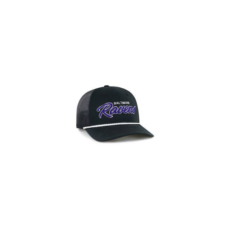 slide 2 of 3, NFL Baltimore Ravens Scrawl Hat: Adjustable Snapback, Team Logo Design, 1 ct