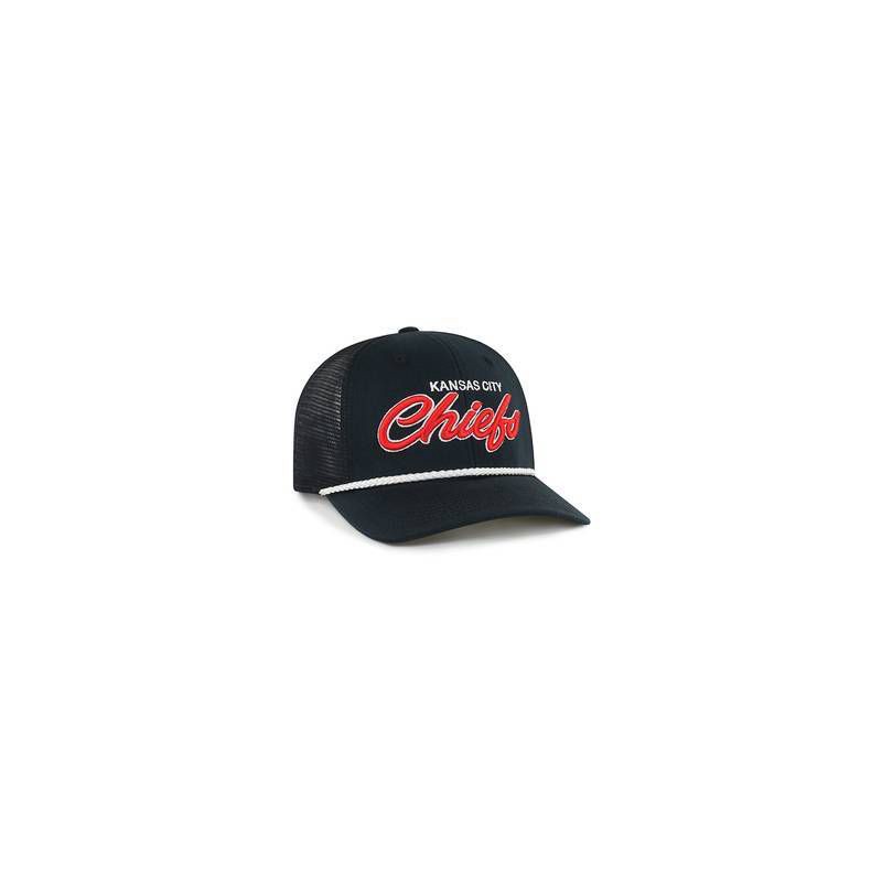 slide 2 of 3, NFL Kansas City Chiefs Scrawl Hat: Adjustable Snapback, Team Logo Mesh Cap, 1 ct