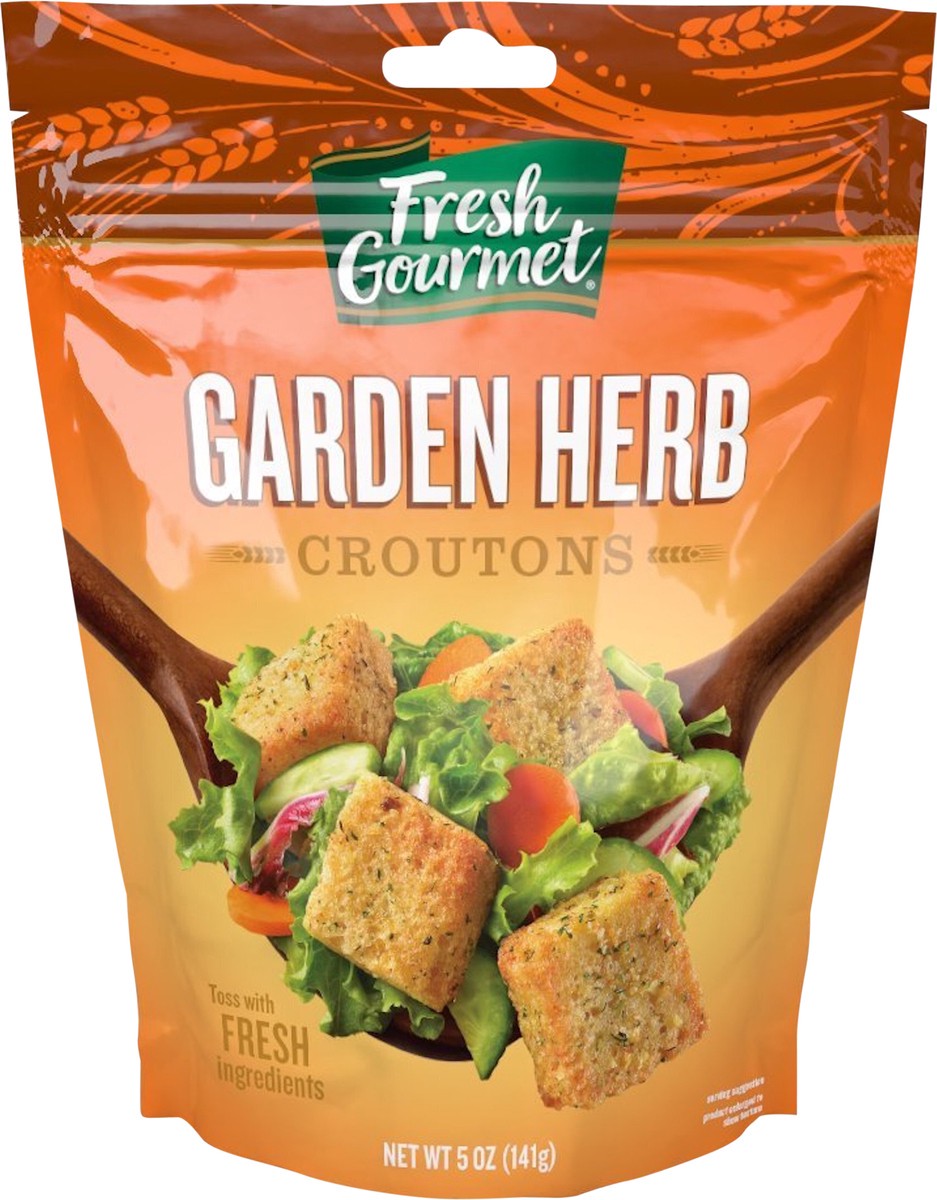 slide 3 of 3, Fresh Gourmet Garden Herb Croutons, 5 oz