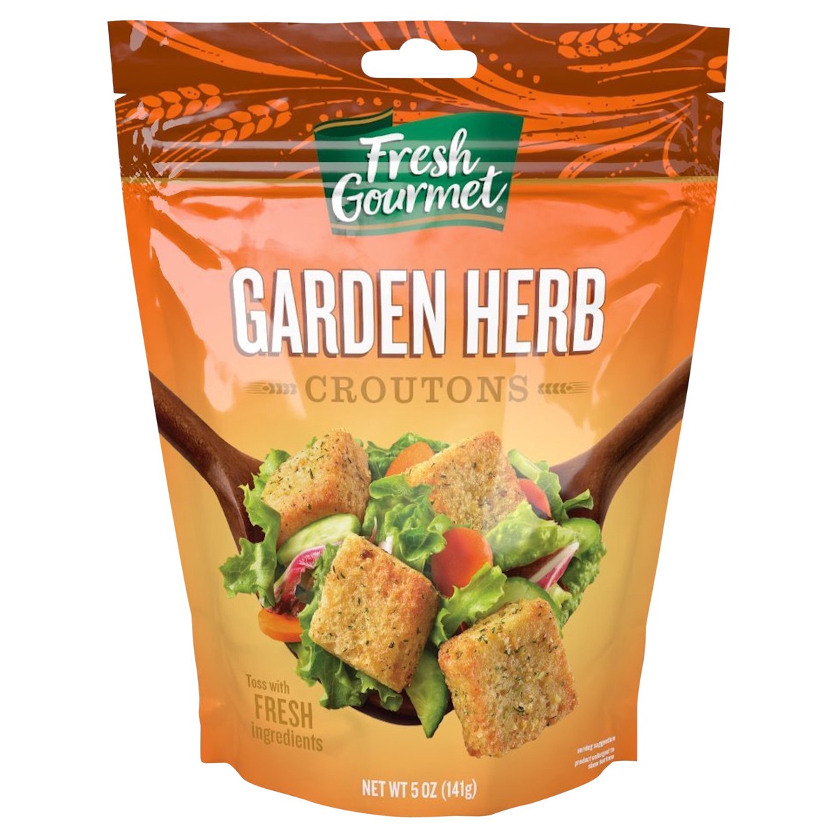 slide 1 of 3, Fresh Gourmet Garden Herb Croutons, 5 oz