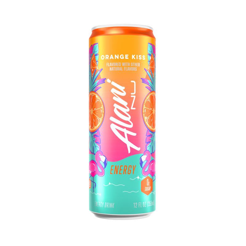 slide 4 of 4, Alani Nu Alani Orange Kiss Energy Drink -12 fl oz Can, 12 fl oz