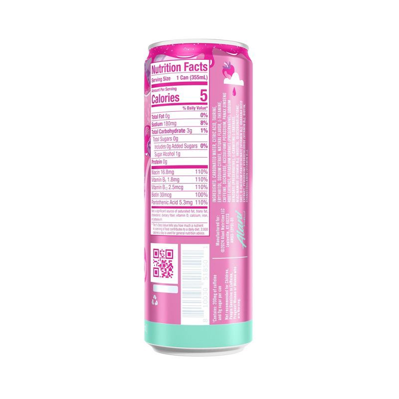 slide 5 of 6, Alani Nu Alani Pink Slush Energy Drink -12 fl oz Can, 12 fl oz