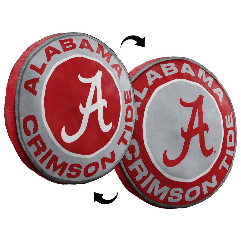 slide 3 of 4, 15" NCAA Alabama Crimson Tide Plush Cloud Pillow: Sports Team Logo Decor, 1 ct