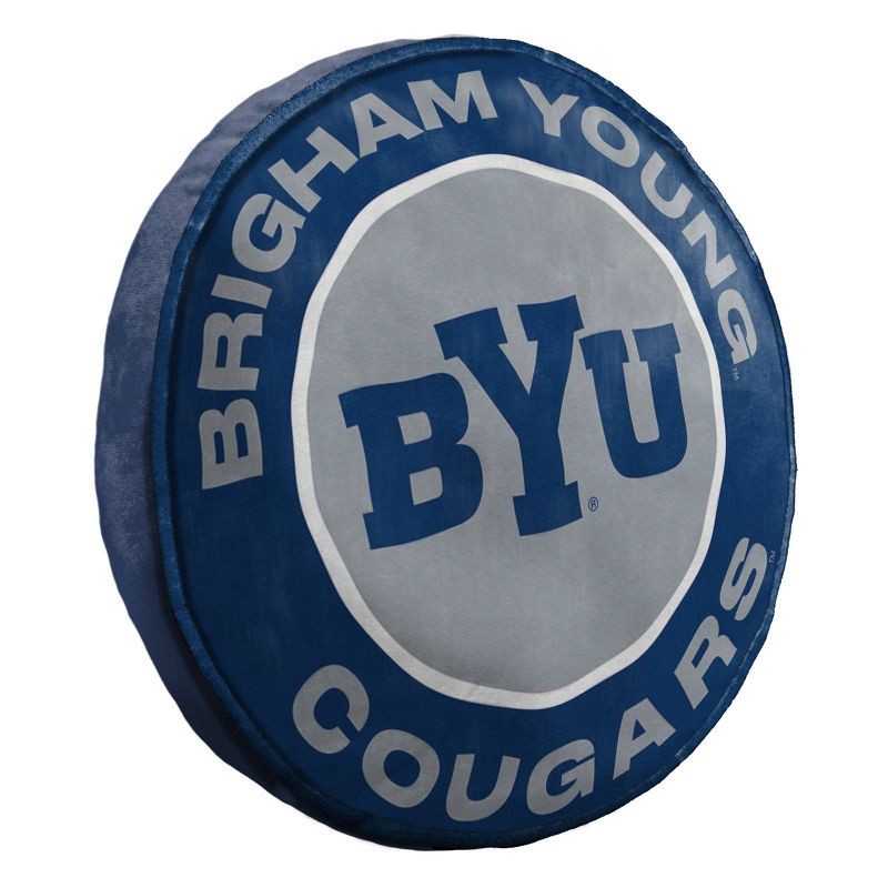 slide 2 of 4, 15" NCAA BYU Cougars Cloud Pillow: Sports Team Logo Plush Decor, 1 ct