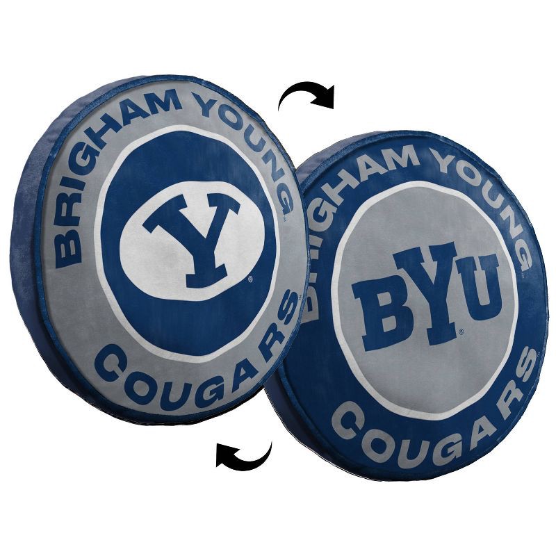 slide 3 of 4, 15" NCAA BYU Cougars Cloud Pillow: Sports Team Logo Plush Decor, 1 ct