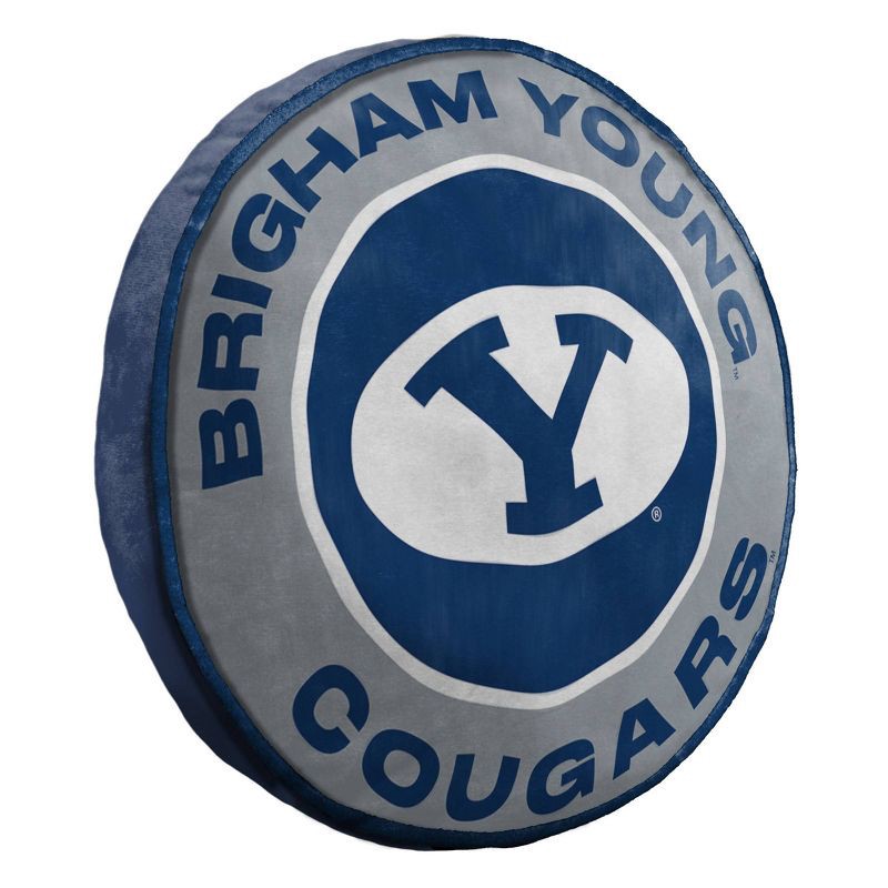 slide 1 of 4, 15" NCAA BYU Cougars Cloud Pillow: Sports Team Logo Plush Decor, 1 ct