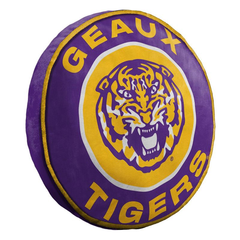 slide 2 of 4, 15" NCAA LSU Tigers Cloud Pillow: Sports Team Logo Plush Novelty, 1 ct