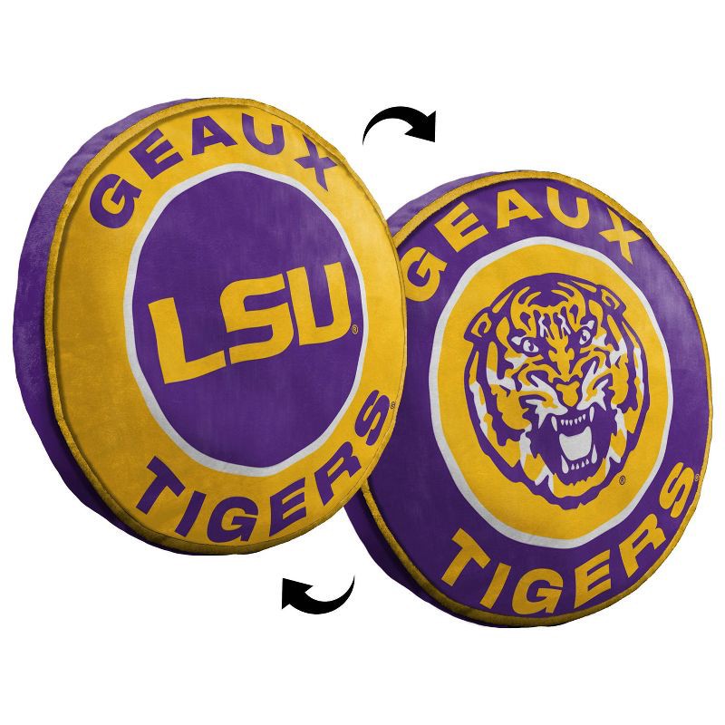 slide 3 of 4, 15" NCAA LSU Tigers Cloud Pillow: Sports Team Logo Plush Novelty, 1 ct