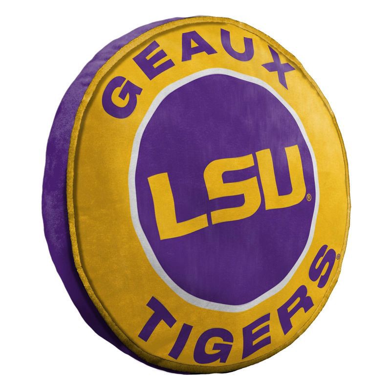 slide 1 of 4, 15" NCAA LSU Tigers Cloud Pillow: Sports Team Logo Plush Novelty, 1 ct