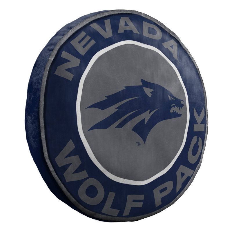 slide 3 of 4, 15" NCAA Nevada Wolf Pack Cloud Pillow: Sports Team Logo Round Plush Decor, 1 ct