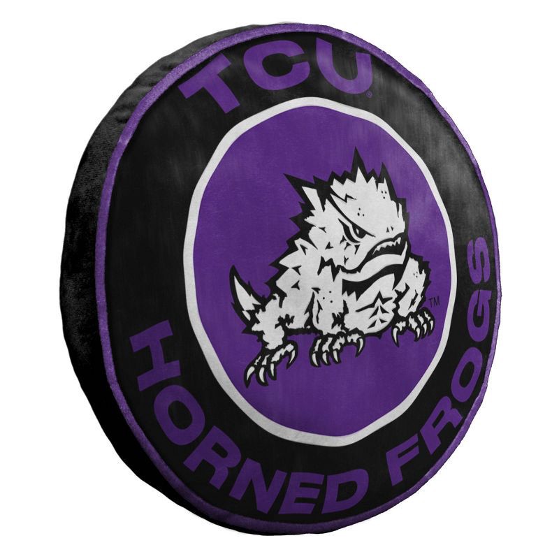 slide 2 of 4, 15" NCAA TCU Horned Frogs Plush Cloud Pillow, 1 ct
