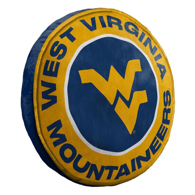 slide 1 of 3, 15" NCAA West Virginia Mountaineers Cloud Pillow: Sports Team Logo Plush, 1 ct