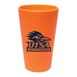 NCAA UTSA Roadrunners Silicone Pint Glass - 16oz