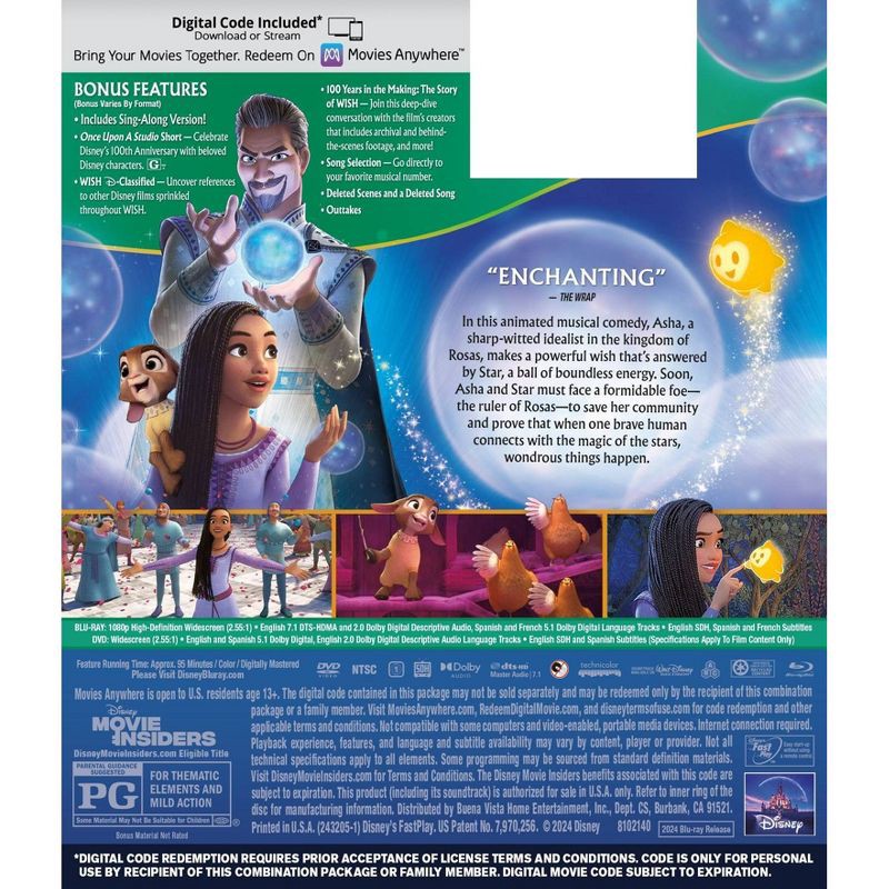 slide 2 of 2, Disney Wish (Blu-ray), 1 ct