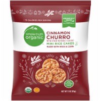 slide 1 of 1, Simple Truth Organic Cinnamon Churro Mini Rice Cakes, 3 oz