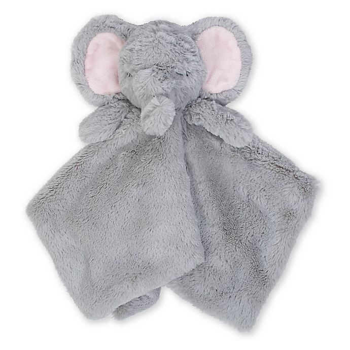 slide 1 of 4, Just Born Cuddleplush Elephant Security Blanket - Pink/Grey, 1 ct