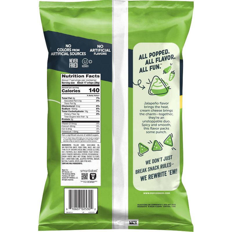 slide 2 of 6, Popcorners Jalapeno Poppers - 6.5oz, 6.5 oz